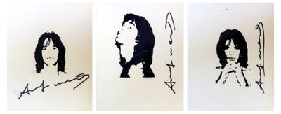 trois photos en noir et blanc d'une femme aux cheveux longs et d'un homme aux cheveux longs