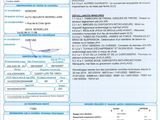 a close up of a sheet of paper with information on it