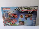 the box is open to show the contents of a toy car