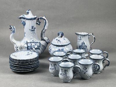 Emile GALLE (Lorraine). Service héraldique-Nancy. Service à … - Photo 1