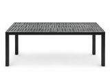 une image représentant une table en noir et blanc sur fond blanc