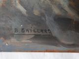 an image of a close up of a painting on a table