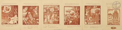 un dessin sur le mur d'une pièce où sont accrochées des photos