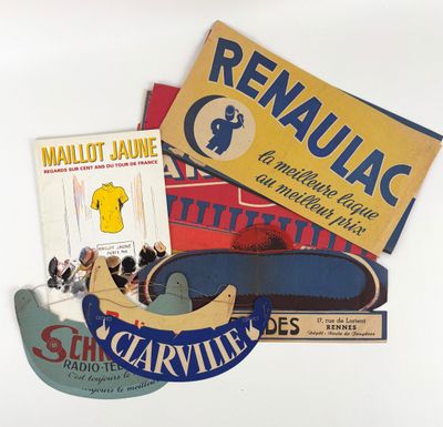 Cyclisme / Tour / La caravane Lot de produits publicitaires …