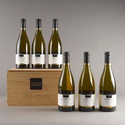 (♭) 6 bouteilles LIMOUX "Clocher de Loupia", Sieur d'Arques …