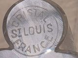 a close up of a glass bottle with a label on it