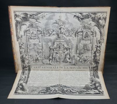 an open book with a drawing of a man and woman on it