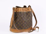 louis vuitton bucket bag monogram canvas and leather