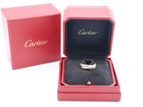 cartier 18k white gold and diamond ring