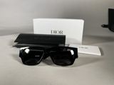 christian dior sunglasses in black with box and case
