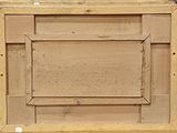 a picture of a picture of an old wooden box