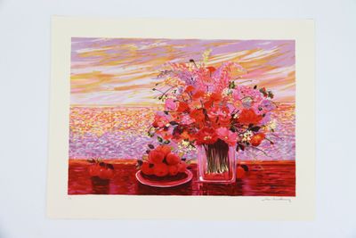 Michel HENRY (1928-2016). "Harmonie en rouge", s.d.