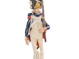 figurine représentant un soldat en uniforme, muni d'un fusil