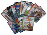 beaucoup de livres pour enfants posés ensemble sur la table