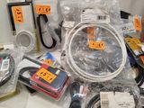 a lot of electronics that are on the table