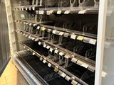 a large display case with a lot of items in it