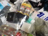 a pile of items that are sitting on a table