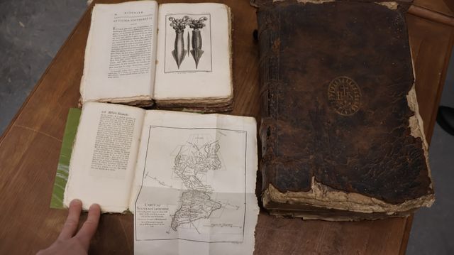 3 livres anciens dont 2 d’histoire naturelle (mauvais état)