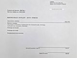 a close up of a piece of paper on a table