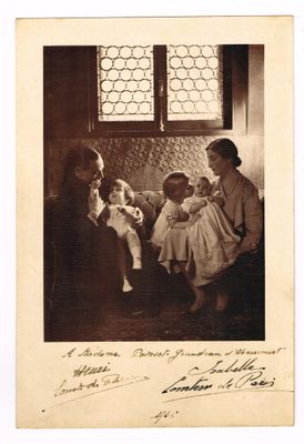 Comte et Comtesse de PARIS ; Henri d’ORLEANS (1908-1999, Com…