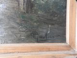 a picture of a painting on a window sill