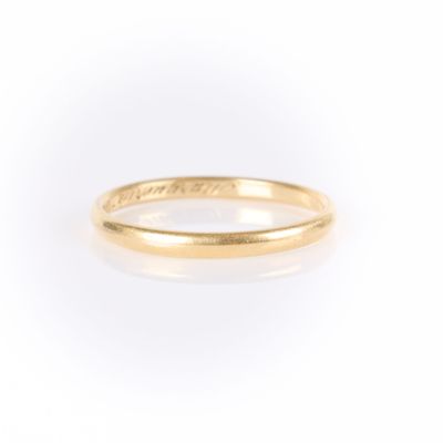 Alliance en or (750‰). TDD 59-60. - Photo 1