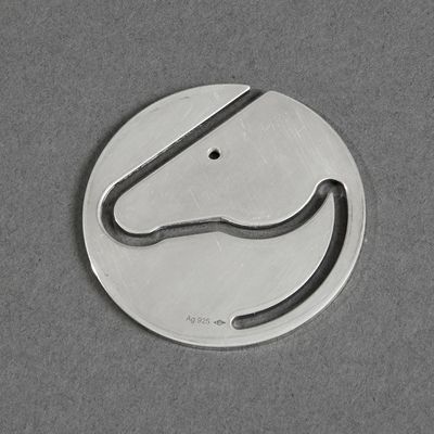 Pince à Ticket Ou Marque-page En Argent 925 – Forme Cheval, Occasion, Petit Accessoire Vintage