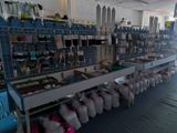 de nombreux sacs remplis d'articles sur les étagères du magasin