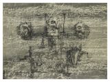 an image of a black and white drawing of a group of sheep