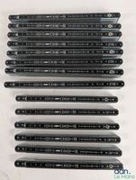 Lot de 14 règles pliantes en métal, dont 8 de 2 mètres et 6 …