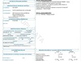 a document with a barcode on it and a barcode on the back