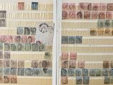 a picture of a book with stamps on the pages