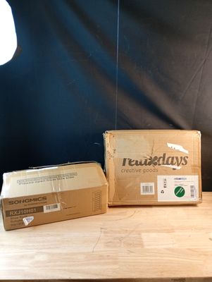Lot de deux articles Meuble a chaussures 9 étages Étagère en…
