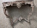 a small table that is sitting on the floor