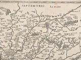 an old map of the countryside of the region of le pune
