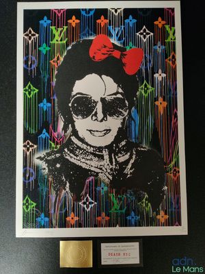 DEATH NYC. Sérigraphie sur papier signée à la main, avec cer…