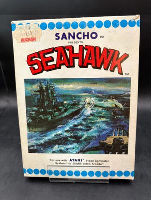 an old game box with a picture of a ship on it