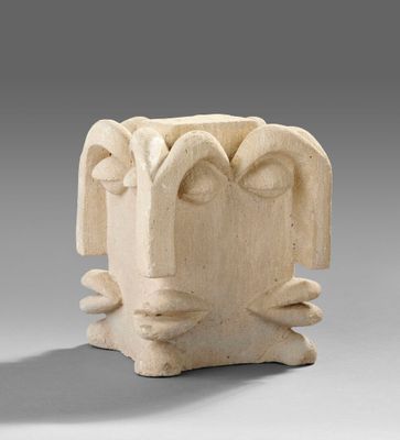 Dans le style d'Albert TORMOS Quatre visages - Photo 1