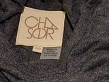 a close up of a shirt with a label on it