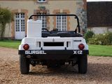 an image of a white utility vehicle parked in front of a house