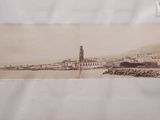 a picture of an old picture of a town