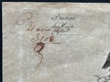 an old postcard with a drawing of a bird on it