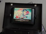 a small video game in a black case