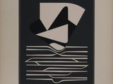 a picture of a black and white picture of a sailboat