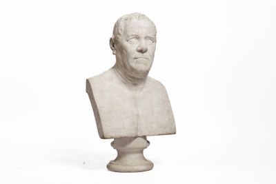 Henri IV Buste en plâtre de moulage H:15cm - AU