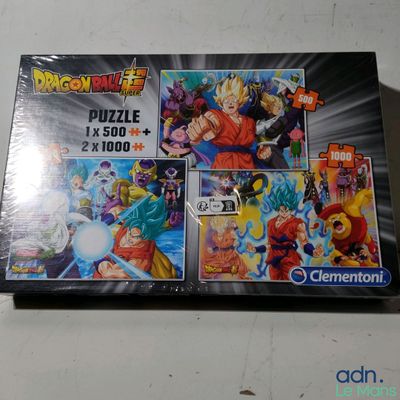 dragon ball puzzle box with dragon ball characters on it