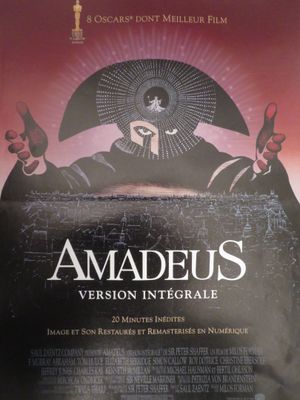 une image d'une affiche du film « Amadeus »
