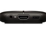 the back of a cell phone with a usb port attached to it