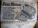 a box with a picture of a super steamer on it