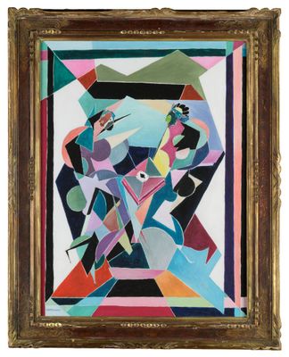 Michel MORENO (1945-) "Composition synthochromisme, la carto…